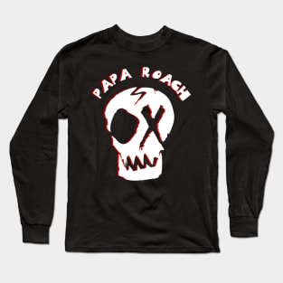 papa roach skull Long Sleeve T-Shirt